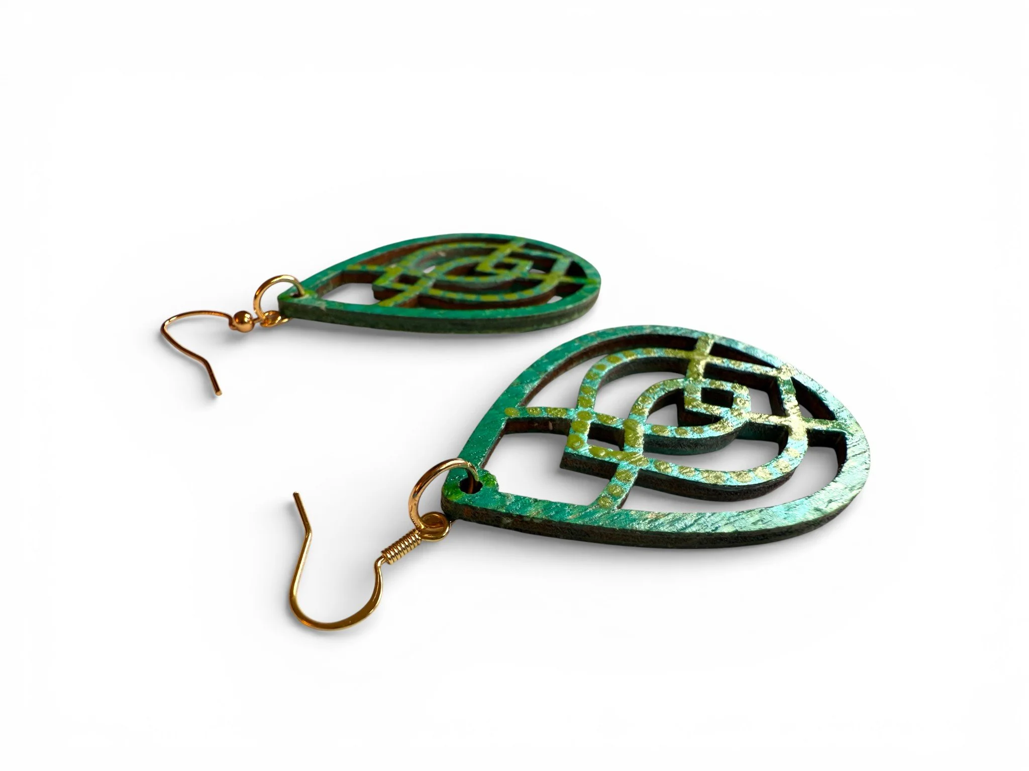 Lumina Cameo Teardrop Earrings by Color Cult