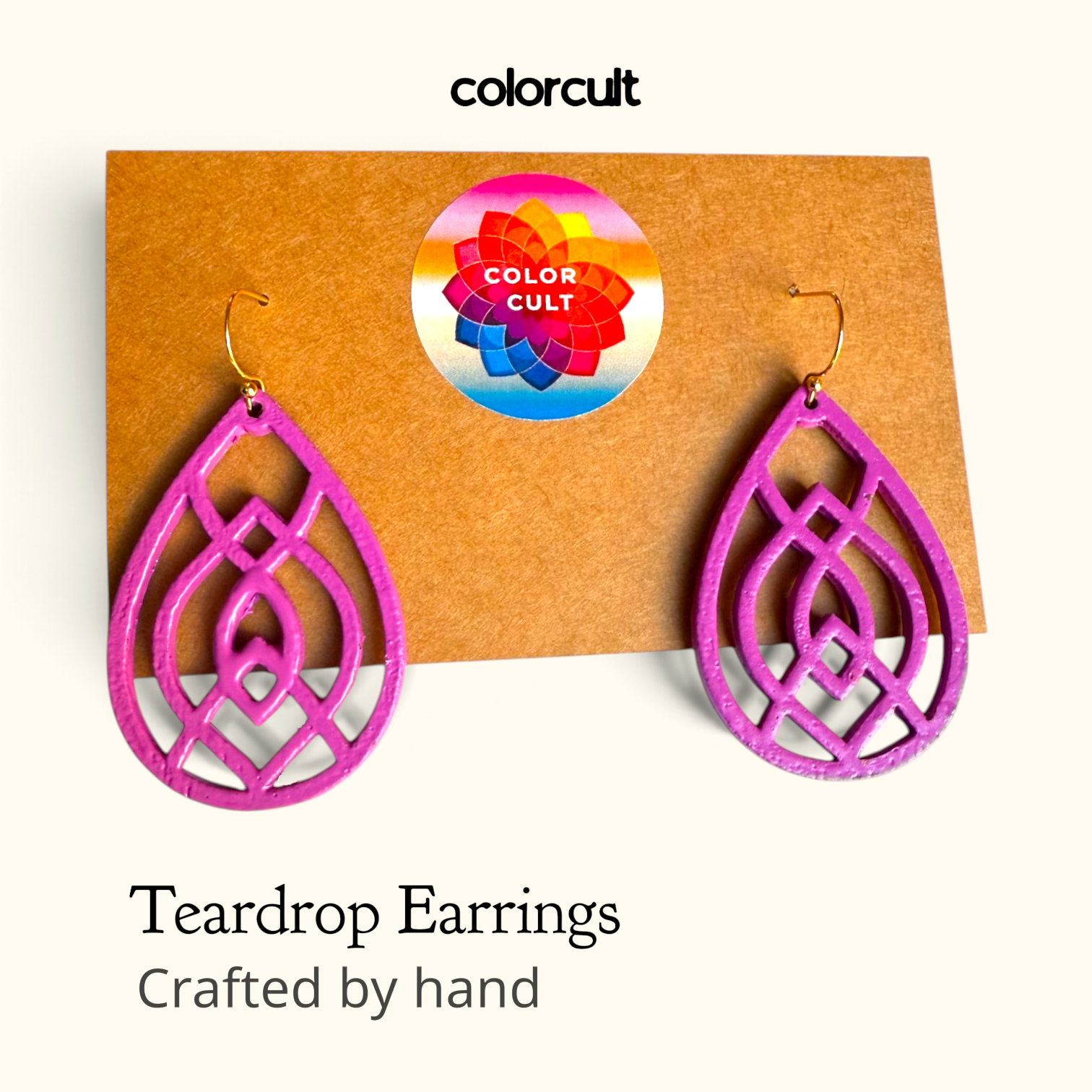 Cameo 3 Teardrop Earrings