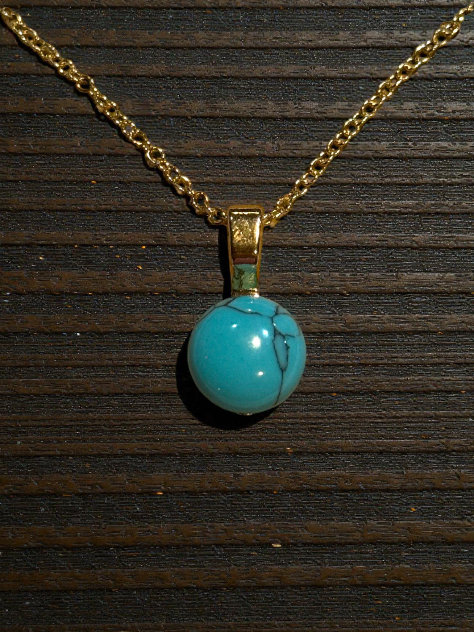 Turquoise Pendant 5 Necklace