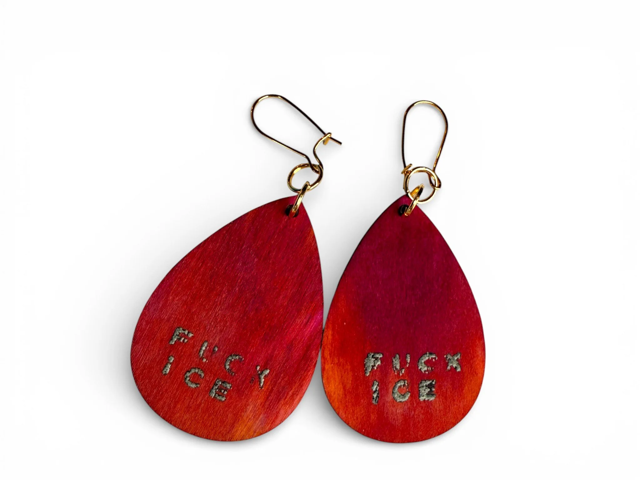 Activist Teardrops 3 Earrings by Color Cult