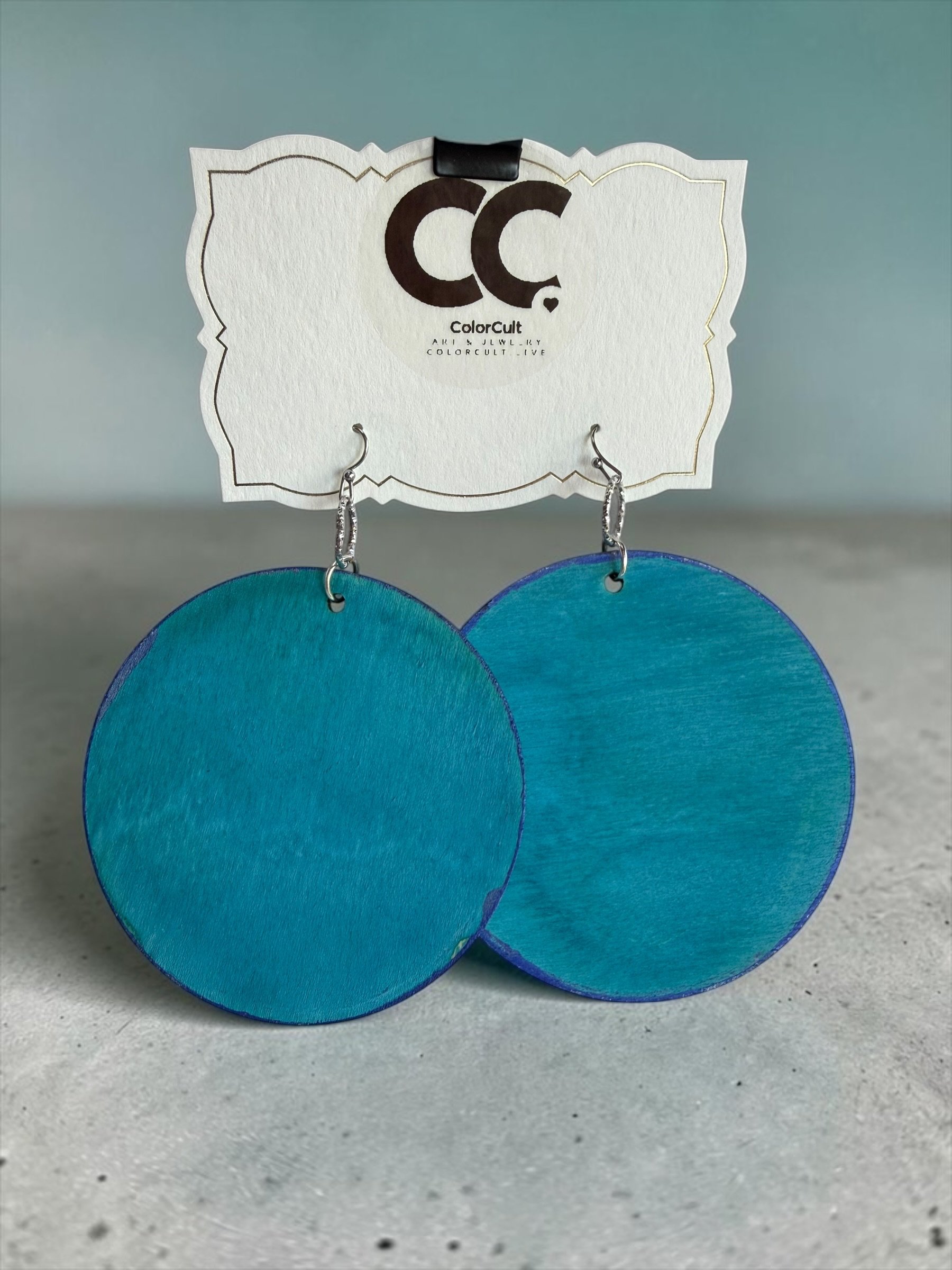 Juniper Queen Round Earrings - backside