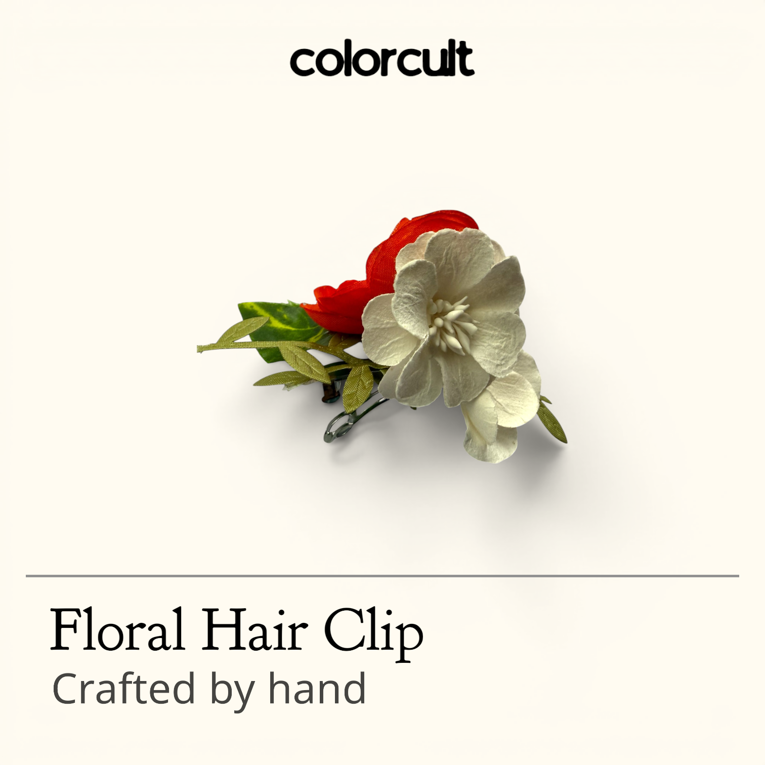 Deluxe Floral Hair Clip 8.0