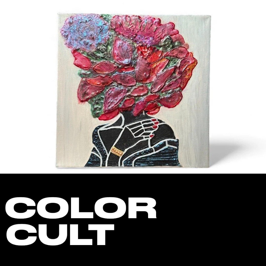 12 x12 Gallery-Wrapped Painting

#art #giftidea #blacklight #floral #wallart #sculptedpainting