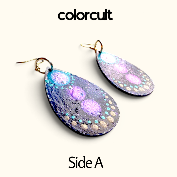 Blue Lagoon Teardrop Earrings