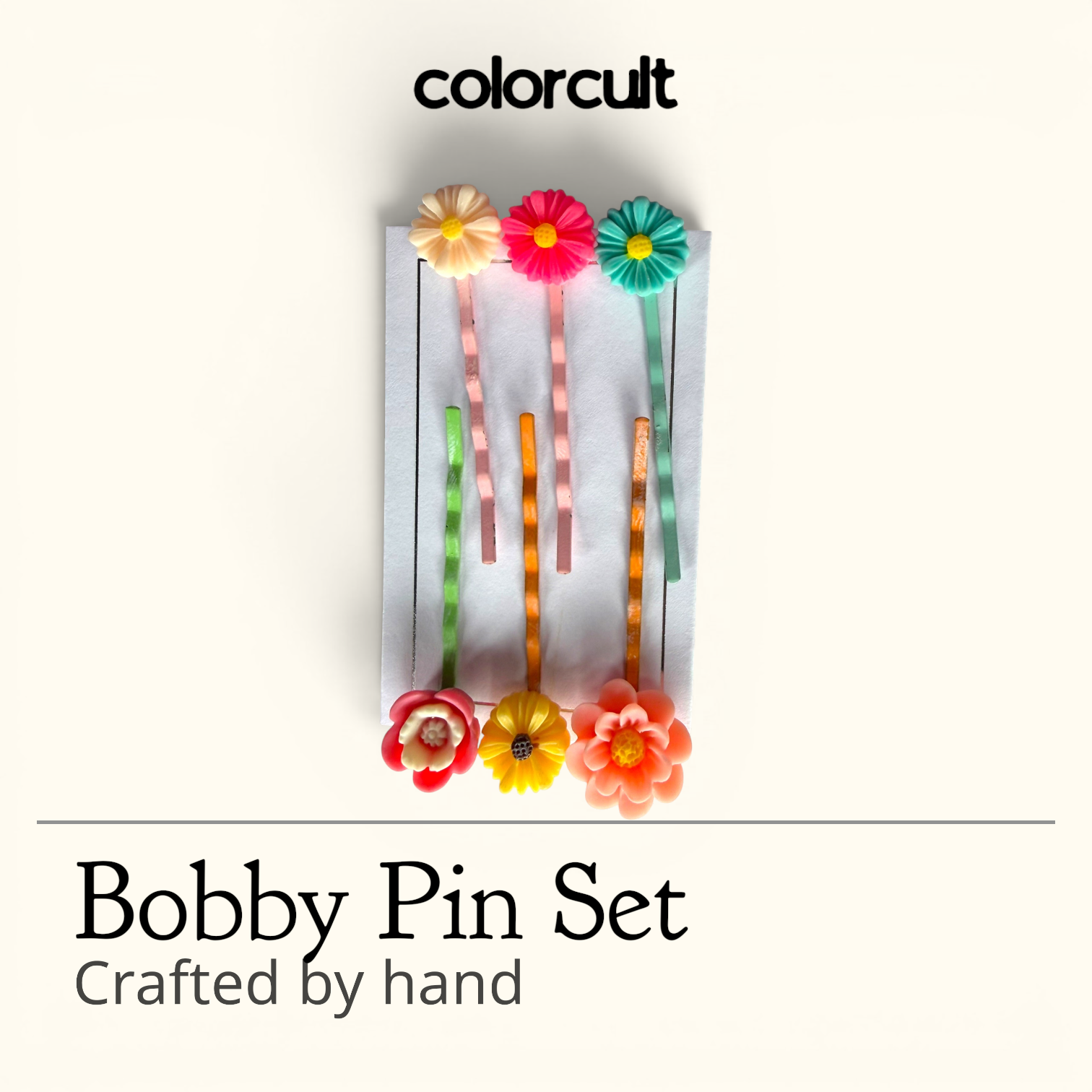 Floral Bobby Pin Six-Pack 2.0