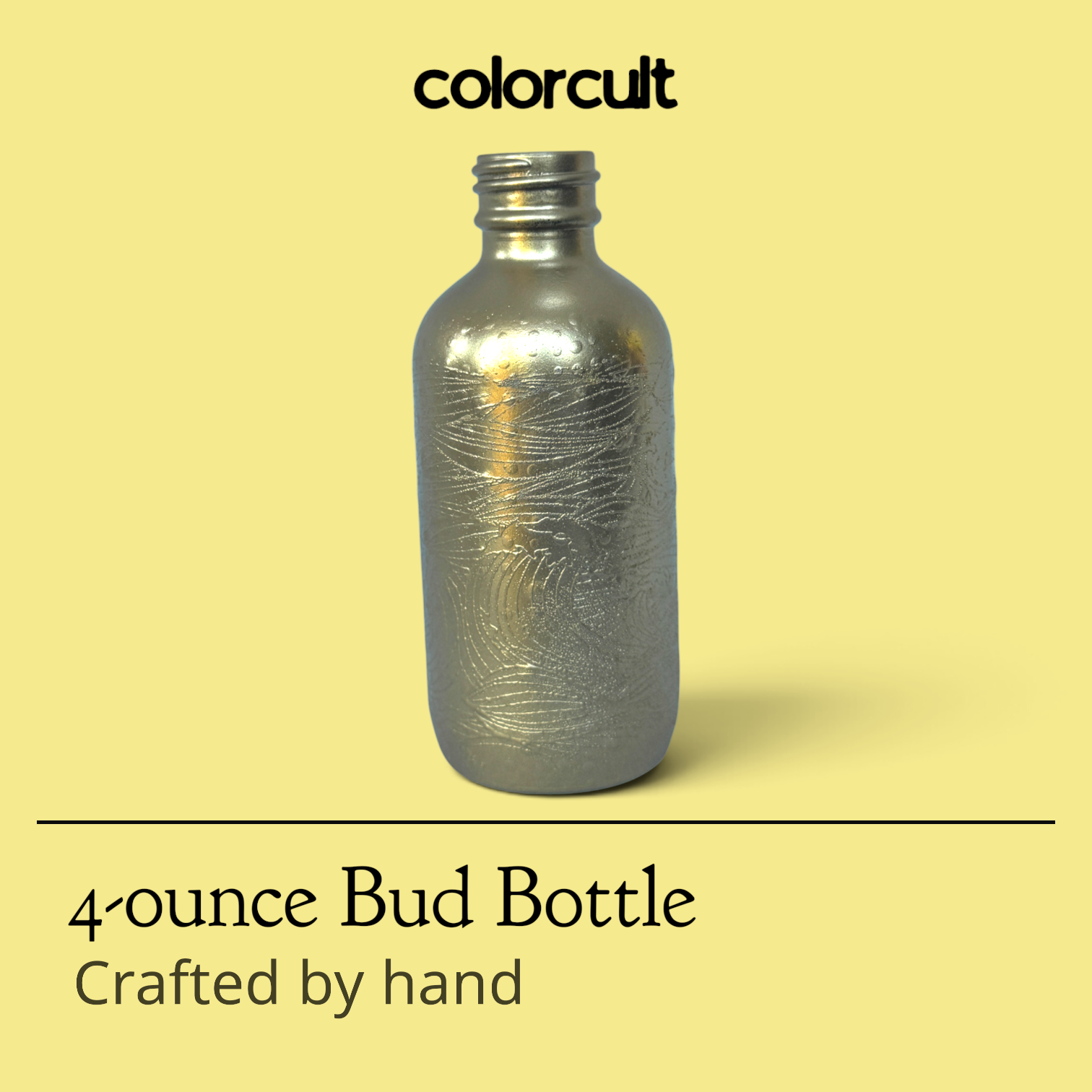 The Golden Glow Bud Bottle