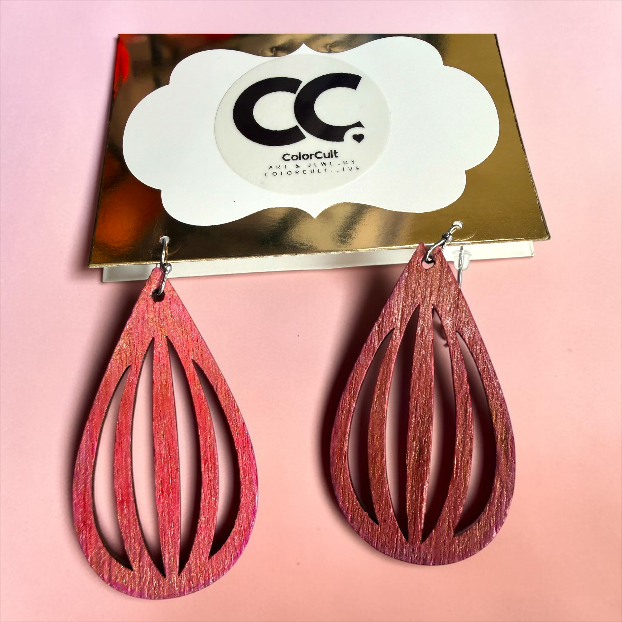 Cameo Teardrop Earrings #12