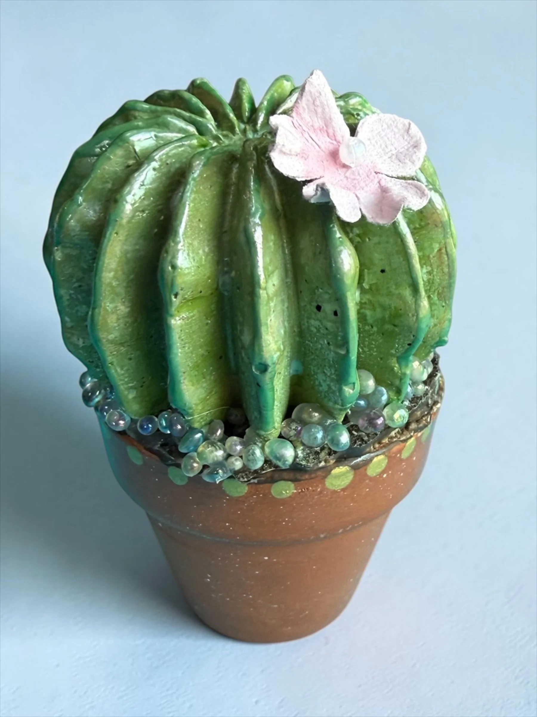 Hand-Casted Cement Cactus - In Bloom 3 (2).JPG