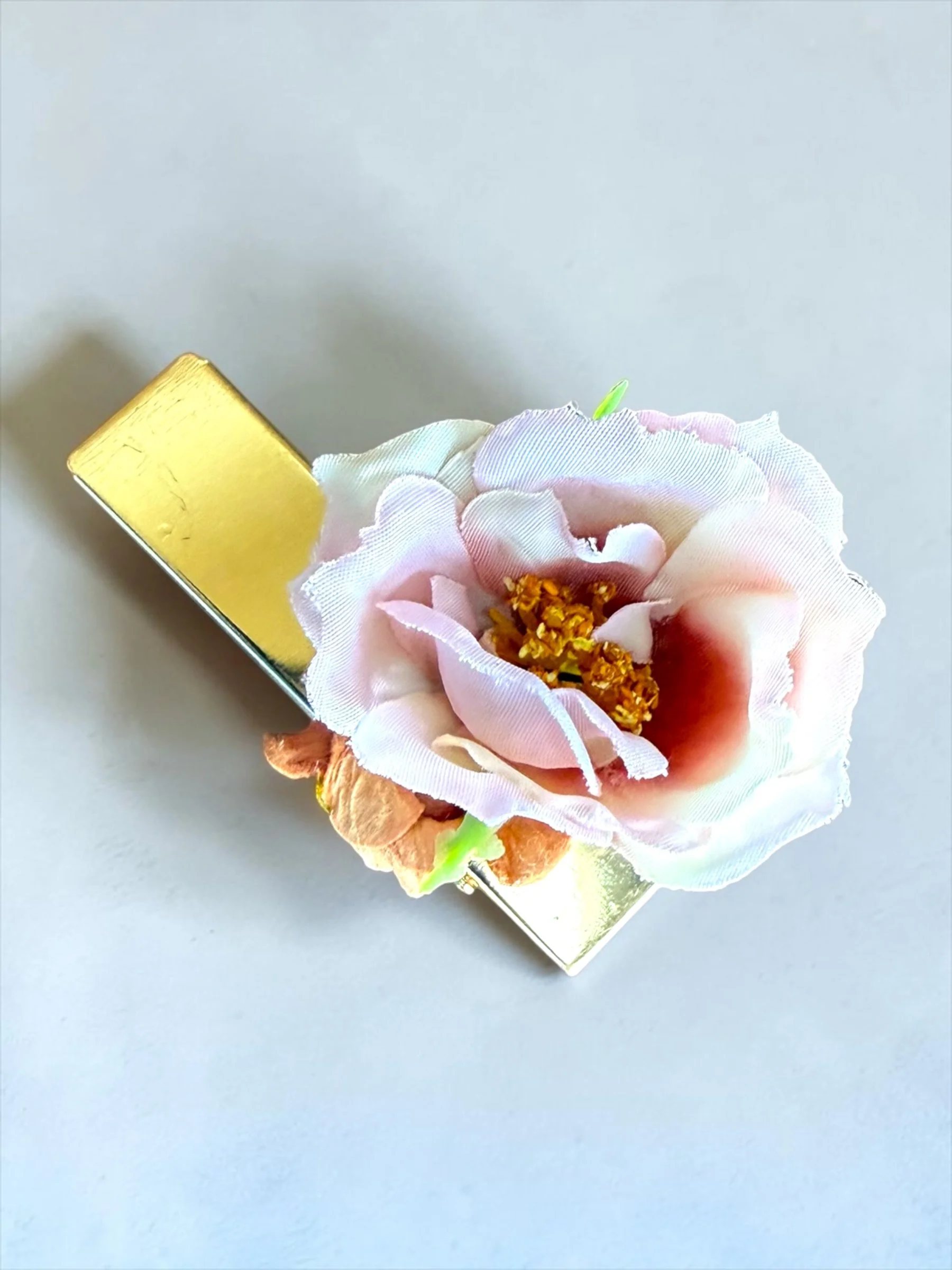 Wild Rose Hair Clip - Gold (5).JPG