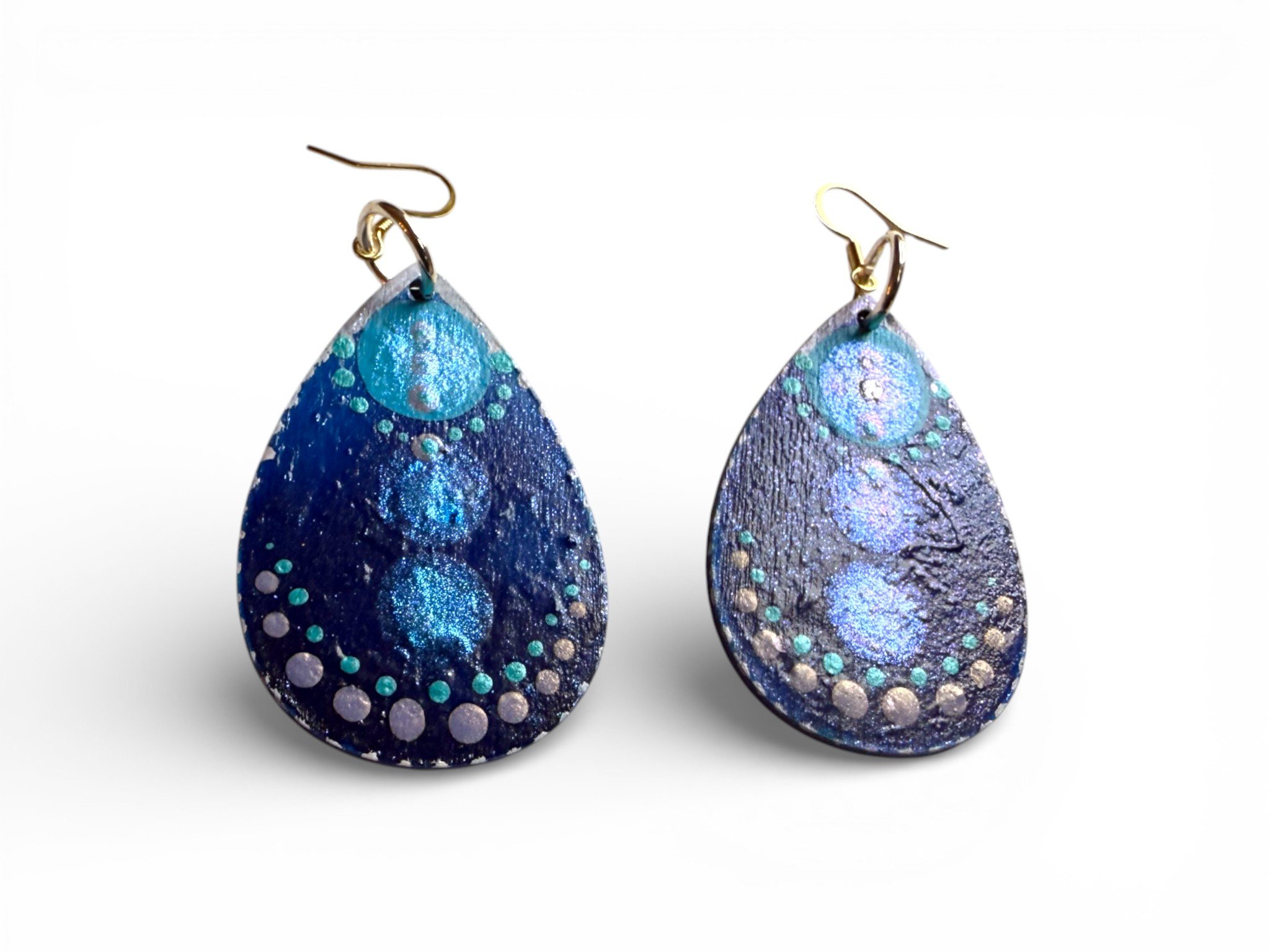 Blue Lagoon Teardrop Earrings