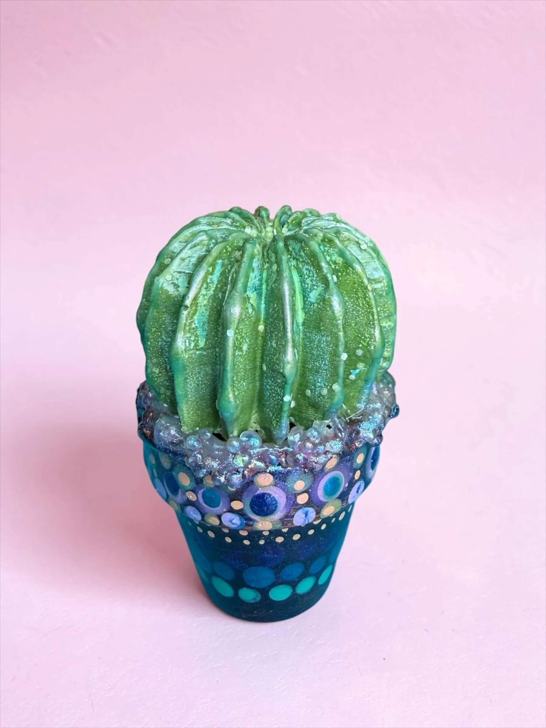 Hand-Casted Cement Cactus - In Bloom 1 (2).JPG