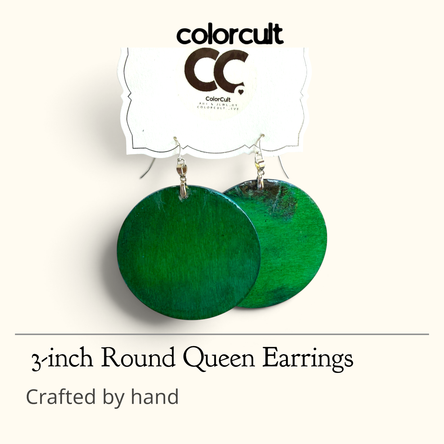 Reversible Blue-Green Glow Queen Round Earrings.png