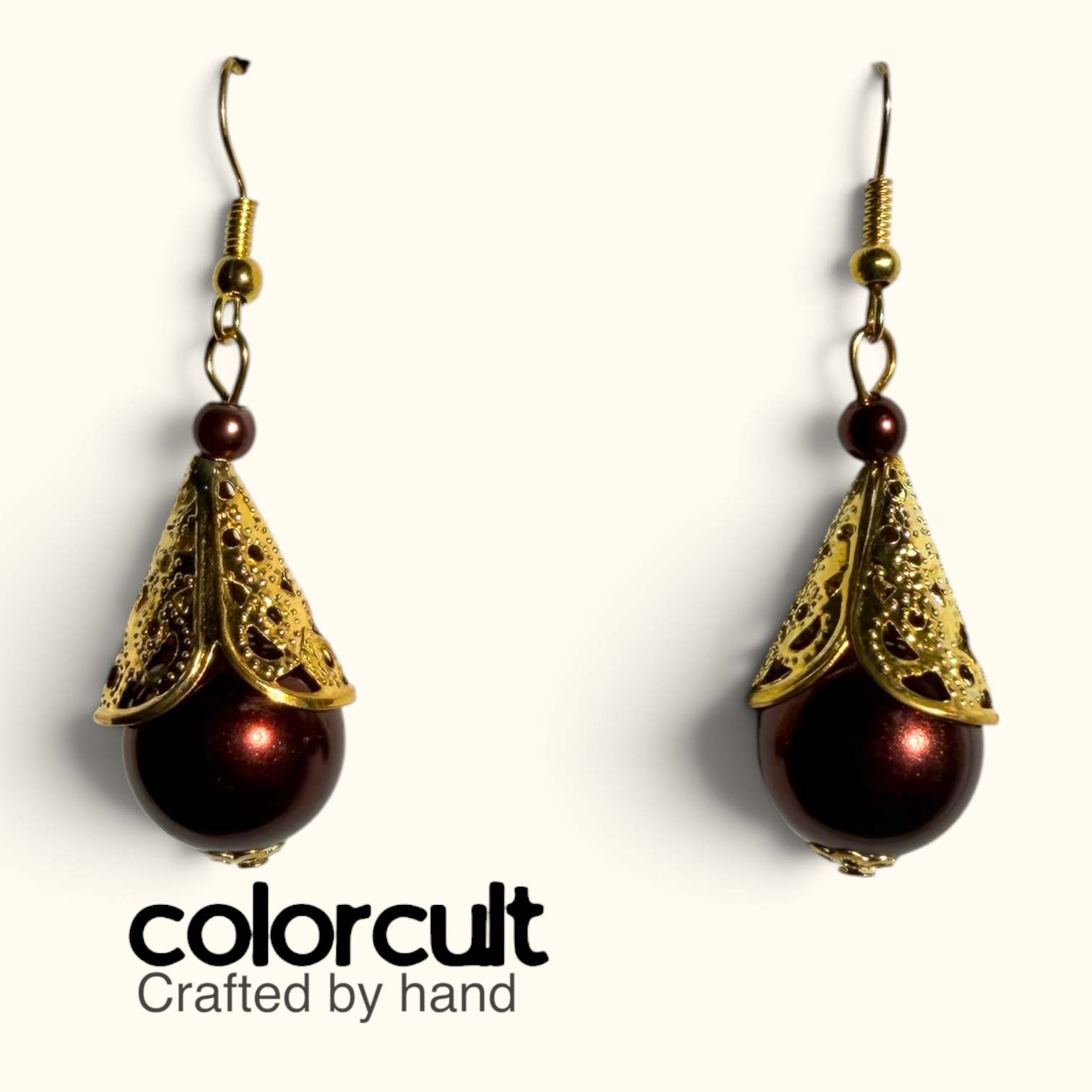 Chocolate Pearl & Filigree Bell Earrings (3).PNG