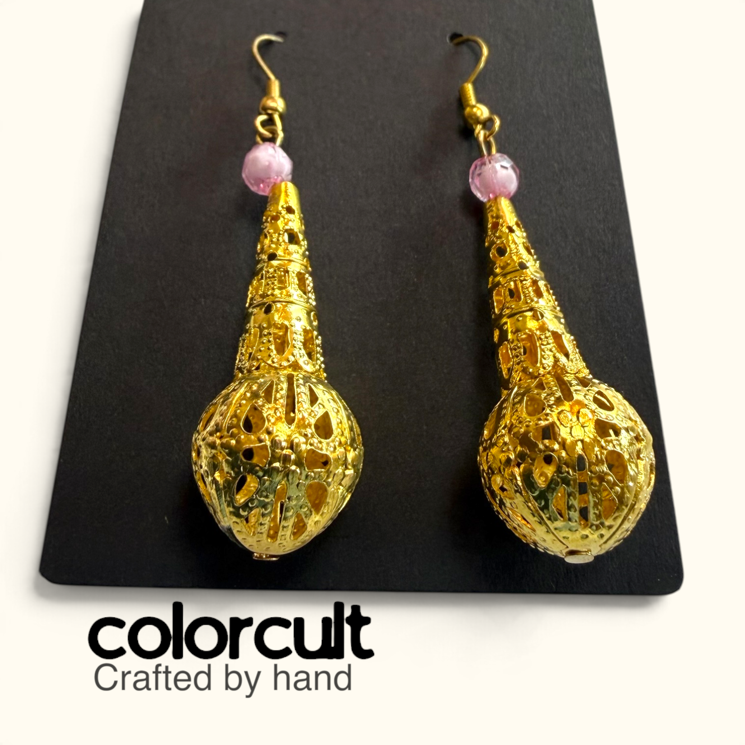 The Gilded Minaret Pink Crystal Drop Earrings (3).PNG