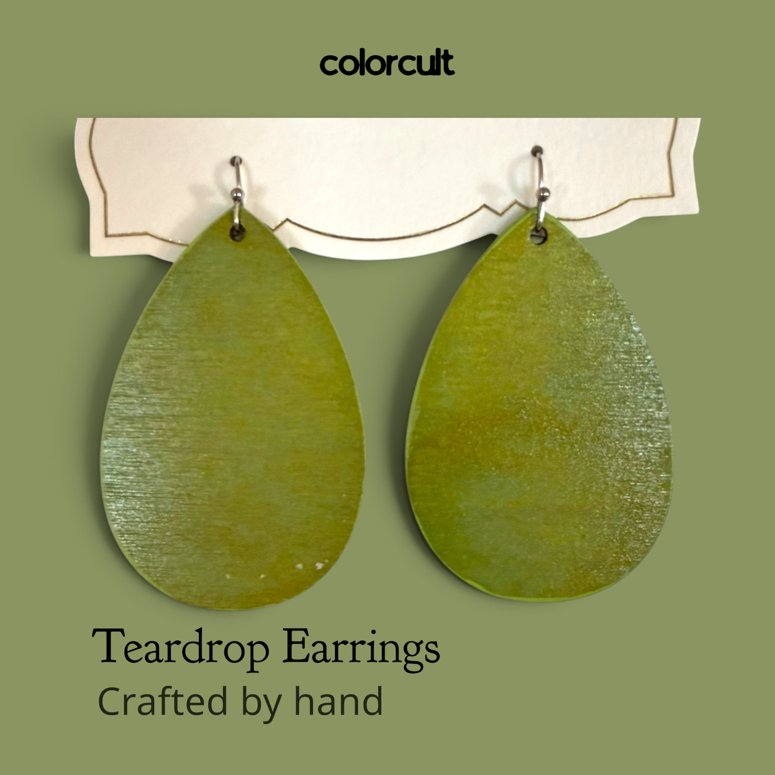 Fern Teardrop Earrings