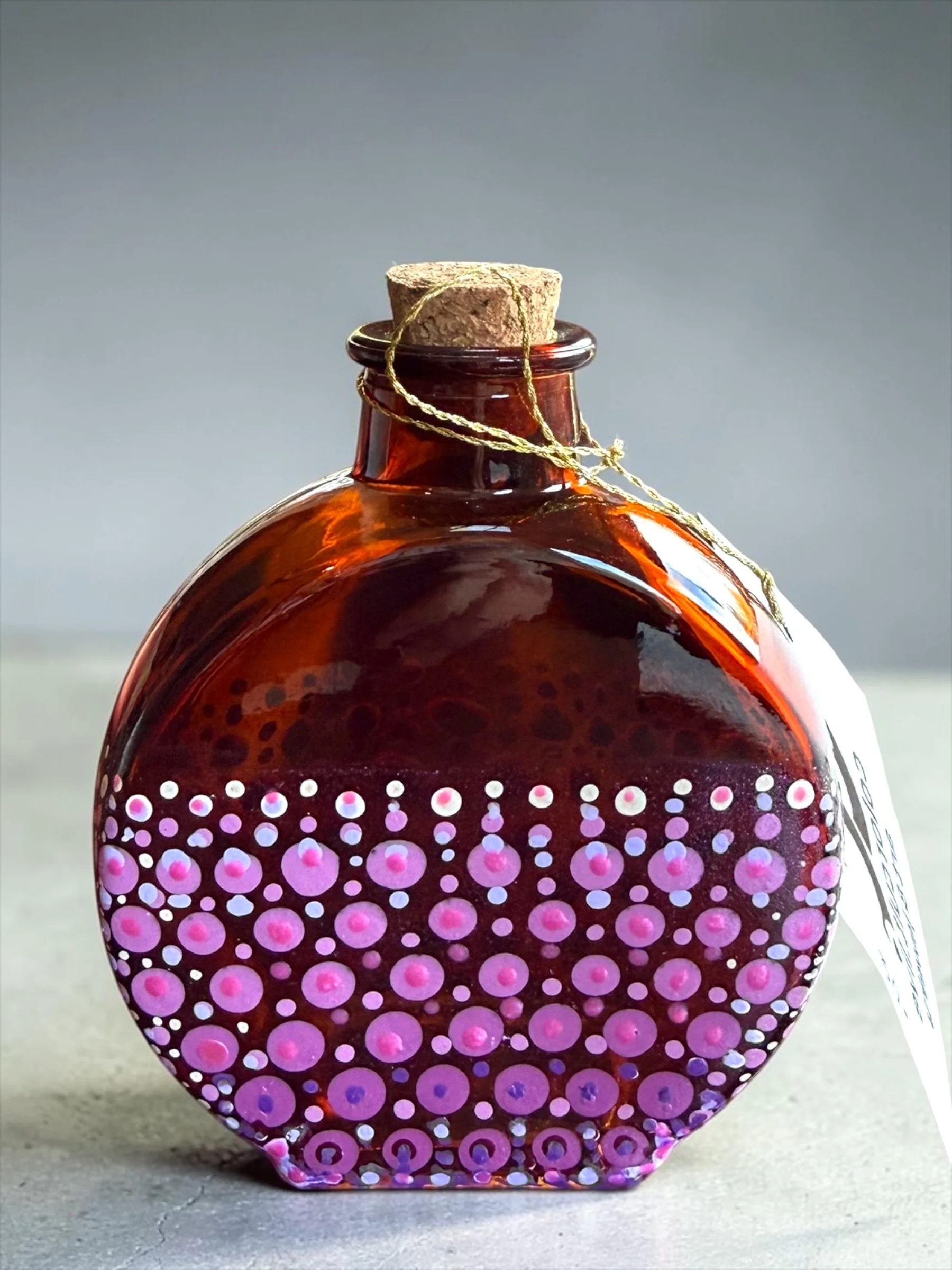 Amber Glass Art Jar by Color Cult (3).JPG