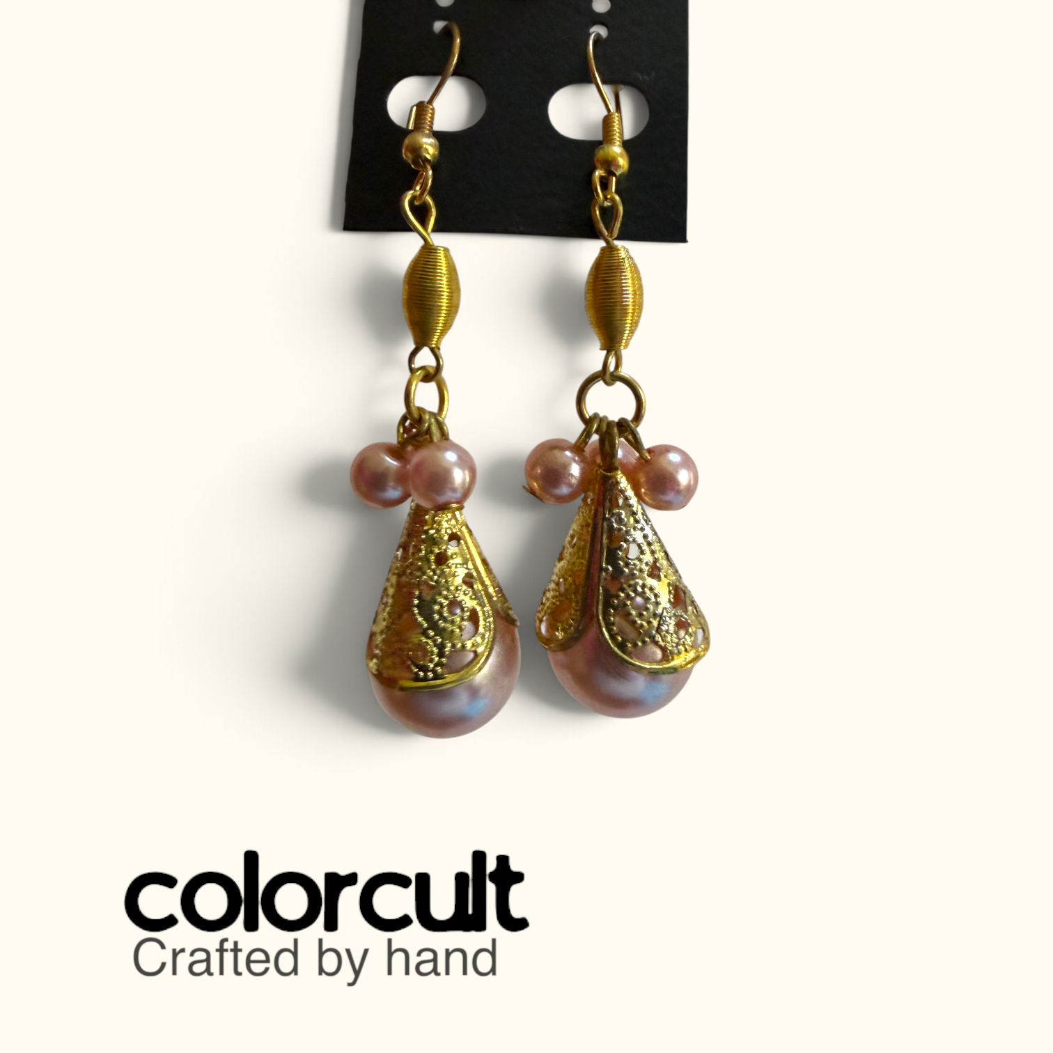 Blush Pearl & Filigree Bell Drop Earrings (5).PNG