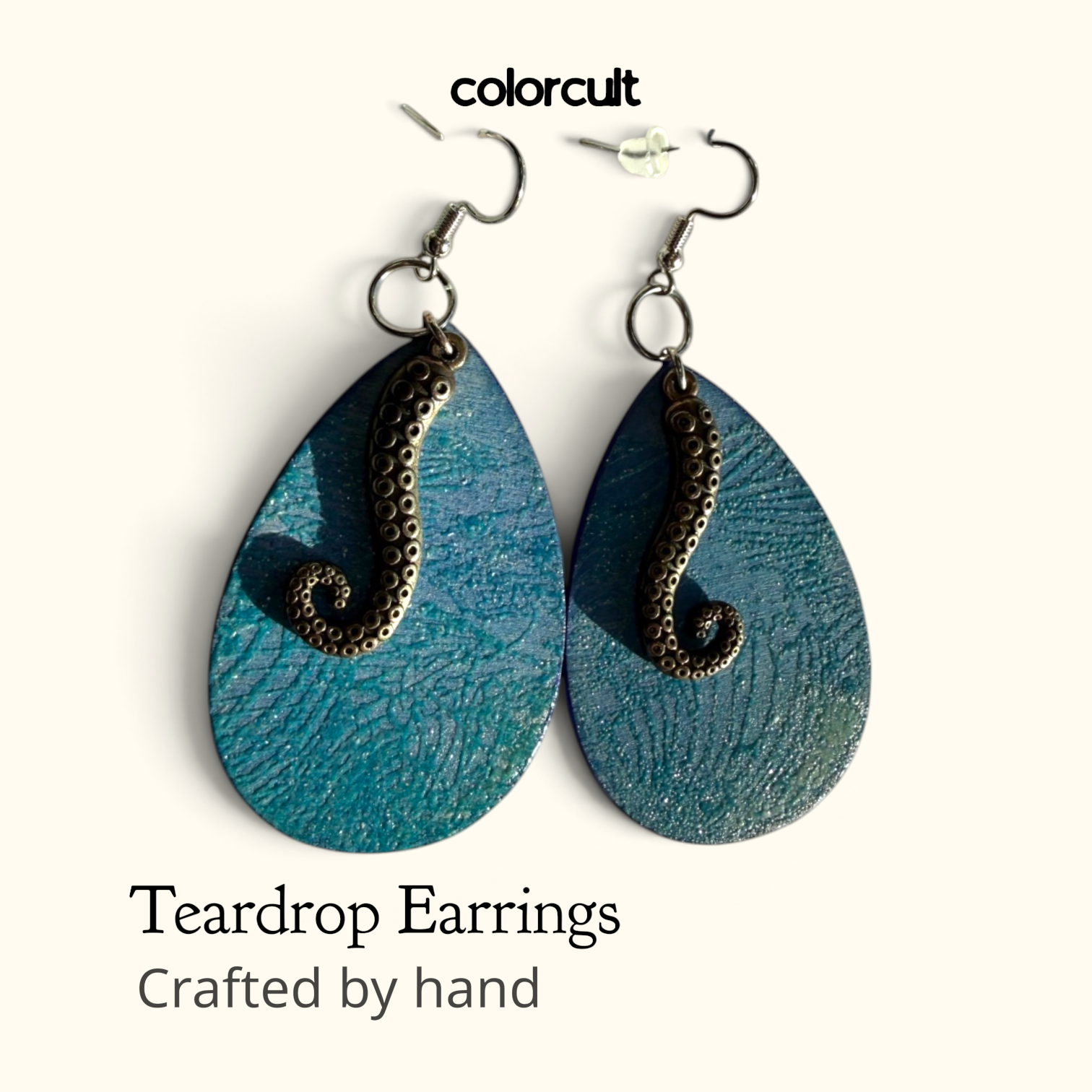 Ocean Teardrop Earrings