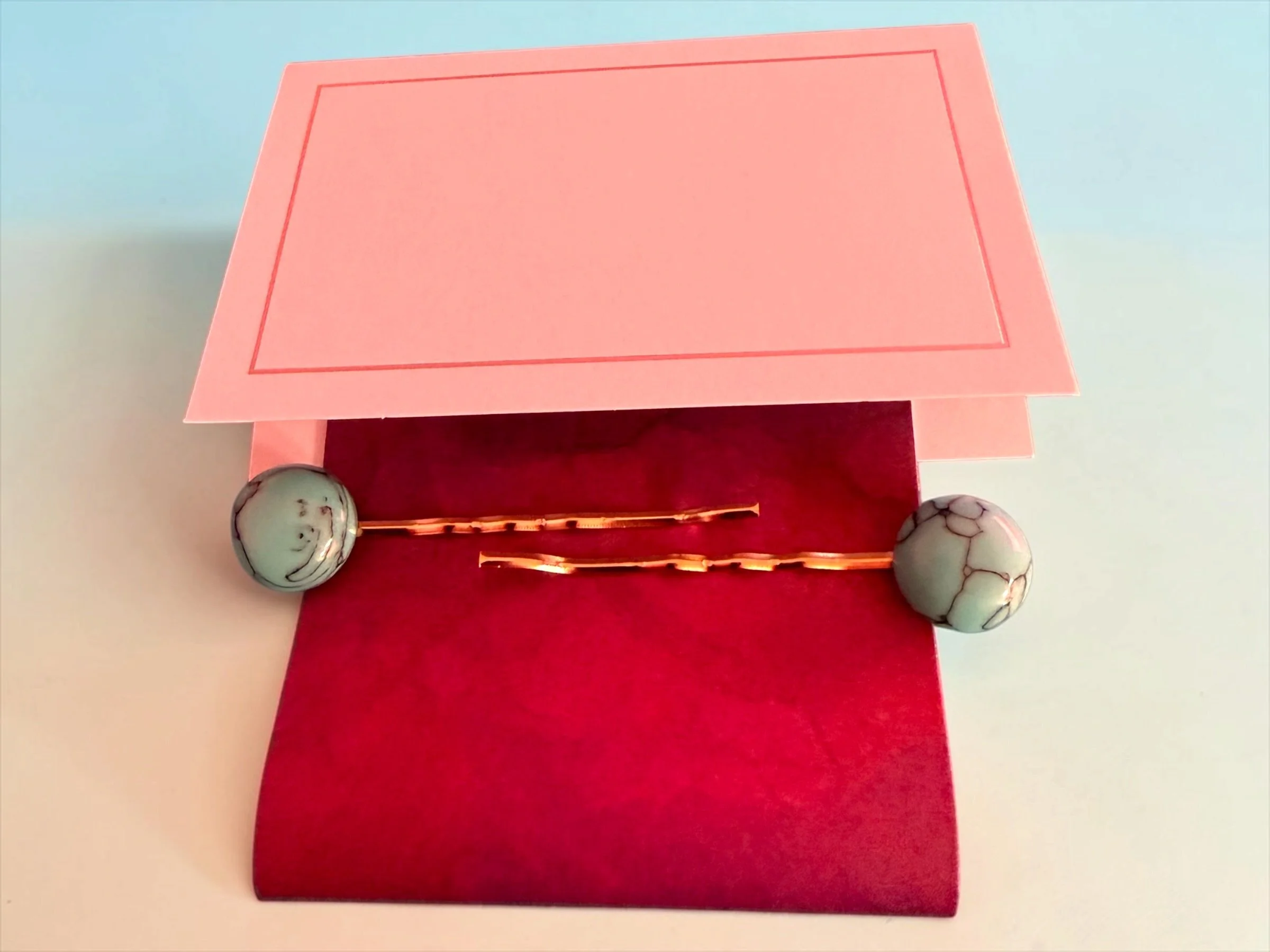 Turquoise & Gold Deluxe Bobby Pin Set (5).JPG