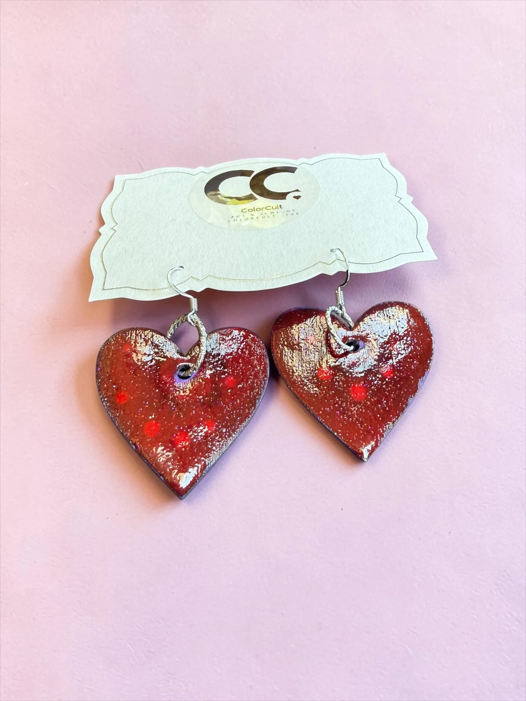 Reversible Romance Red Rustic Heart Earrings (7).JPG