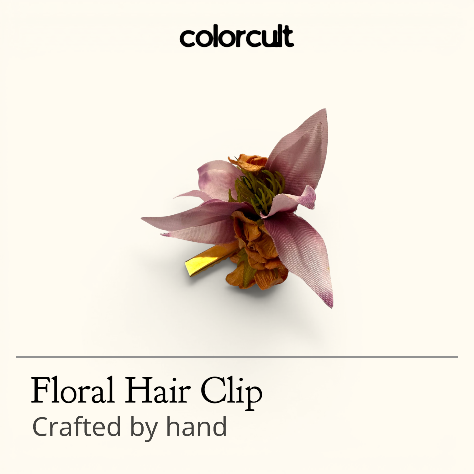 Deluxe Floral Hair Clip 6.0