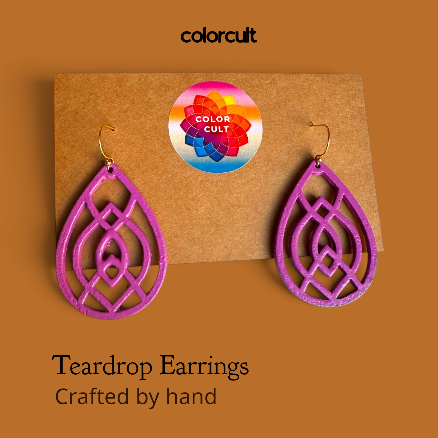 Cameo 3 Teardrop Earrings