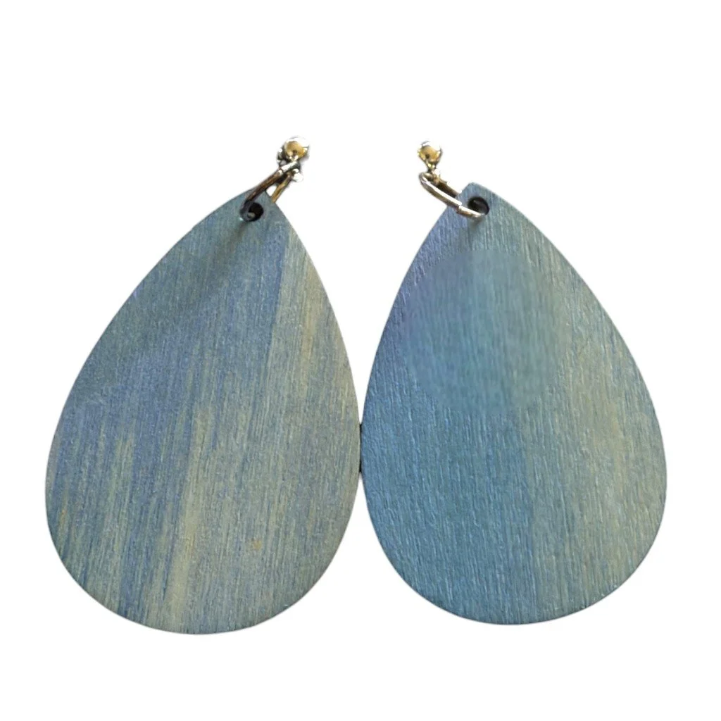 Clear Skies Teardrop Earrings by Color Cult