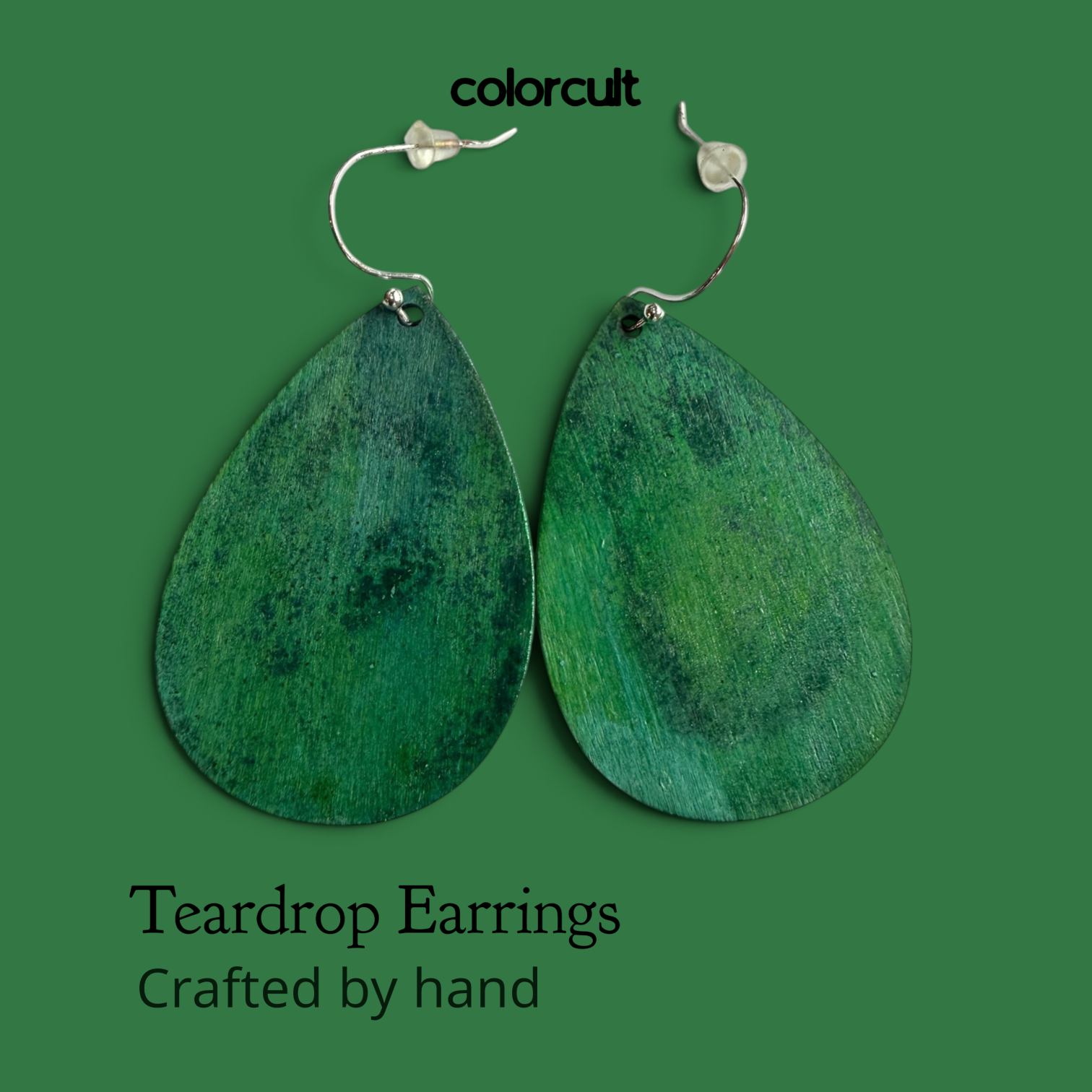 Go Hawks Teardrop Earrings
