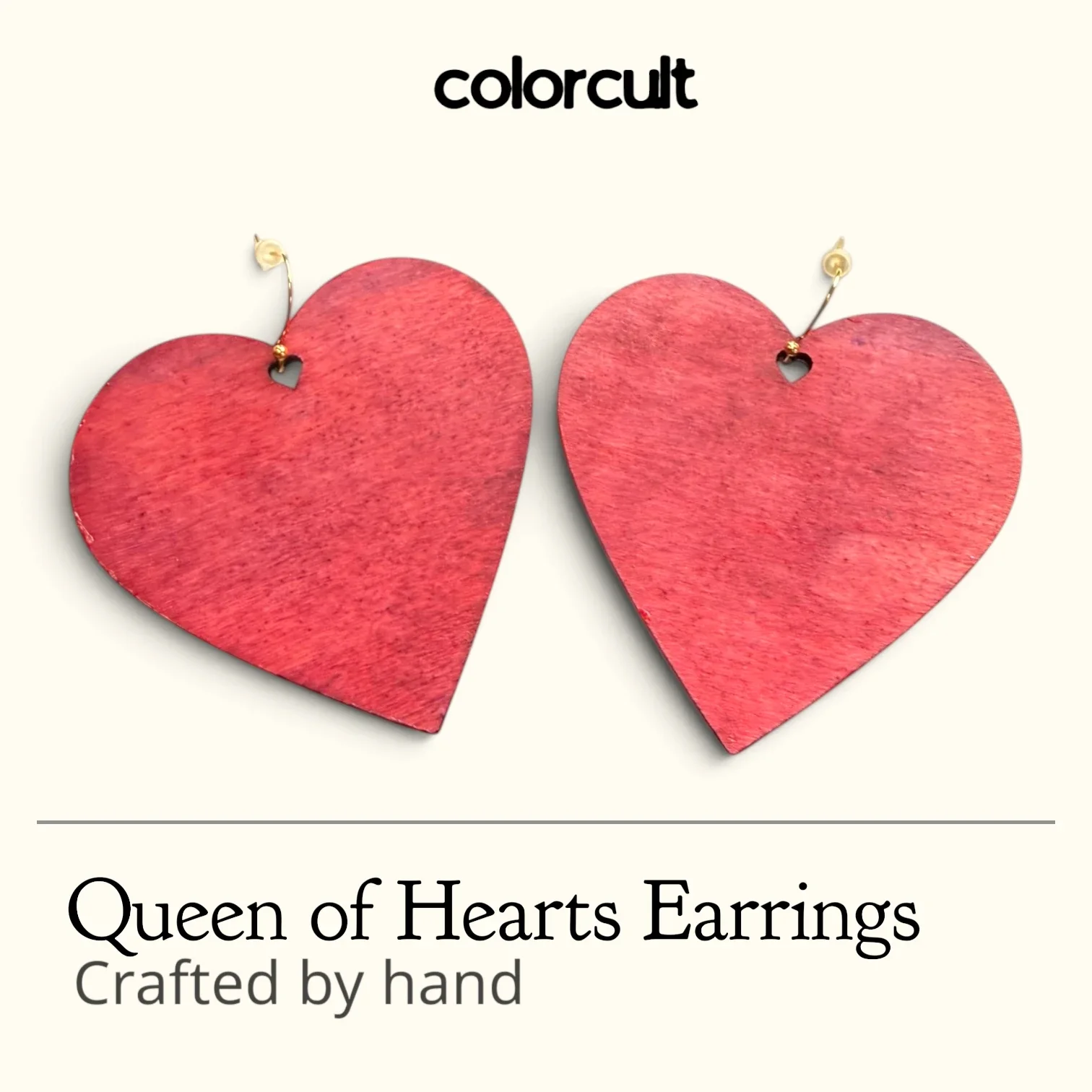 Blush Queen of Hearts Earrings