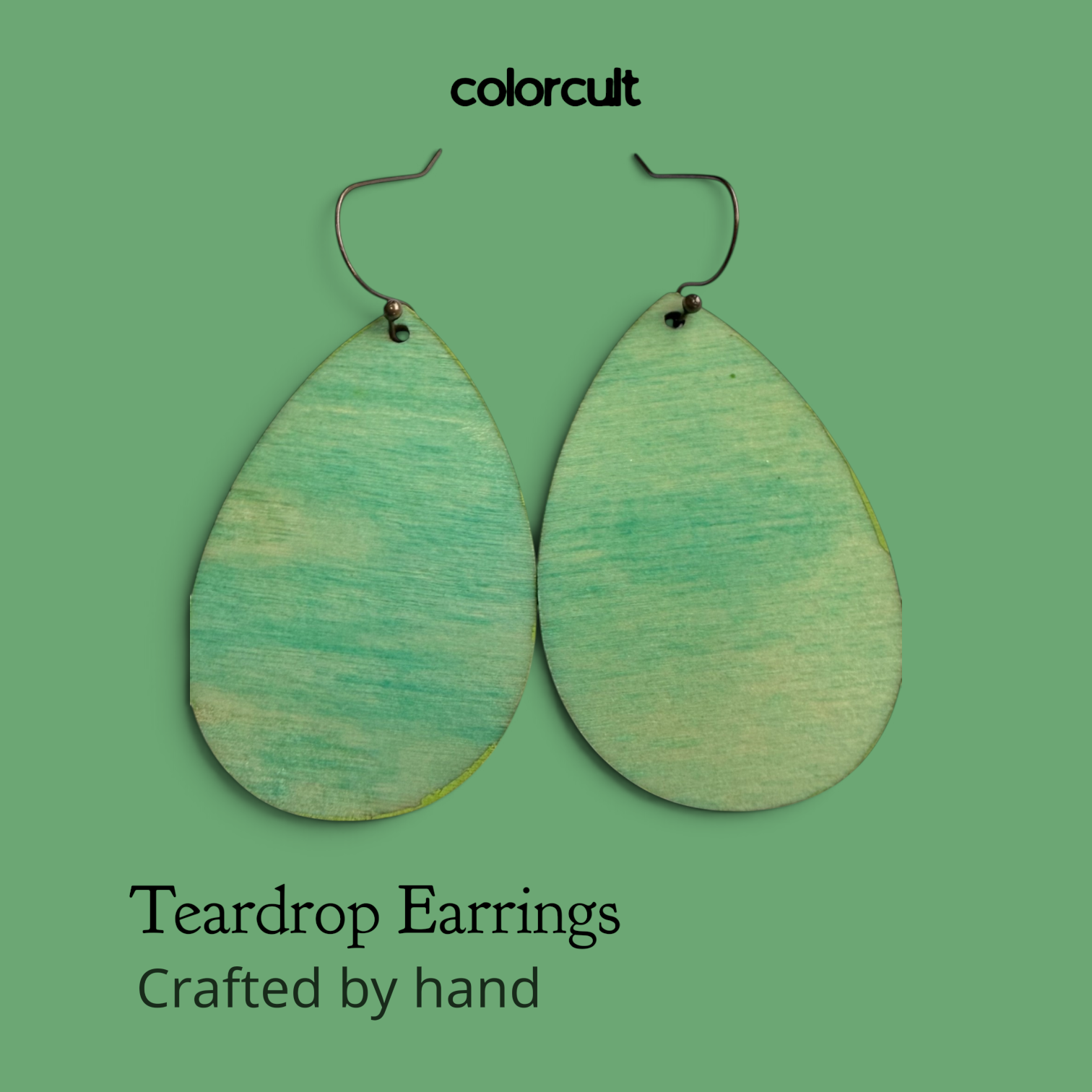 Seafoam Teardrop Earrings