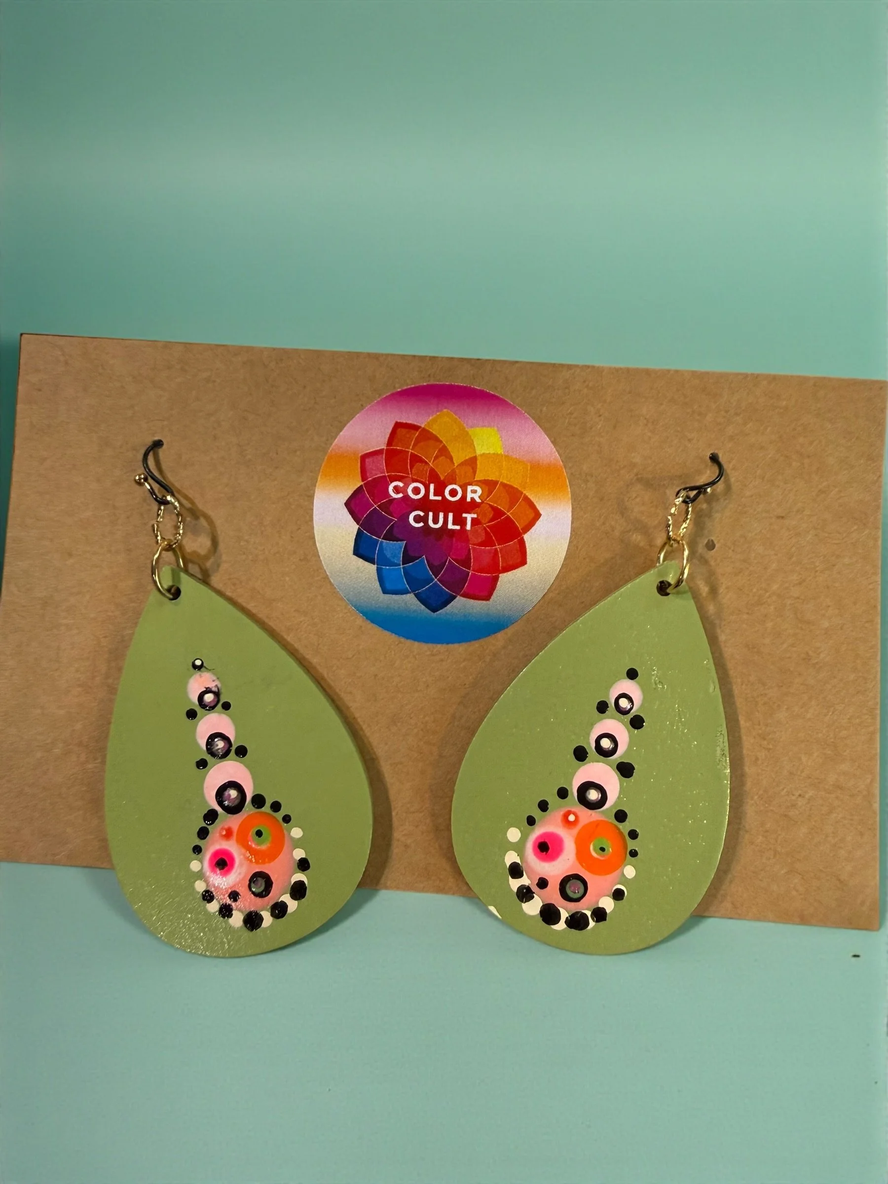 Cairndala Teardrop Earrings by Color Cult