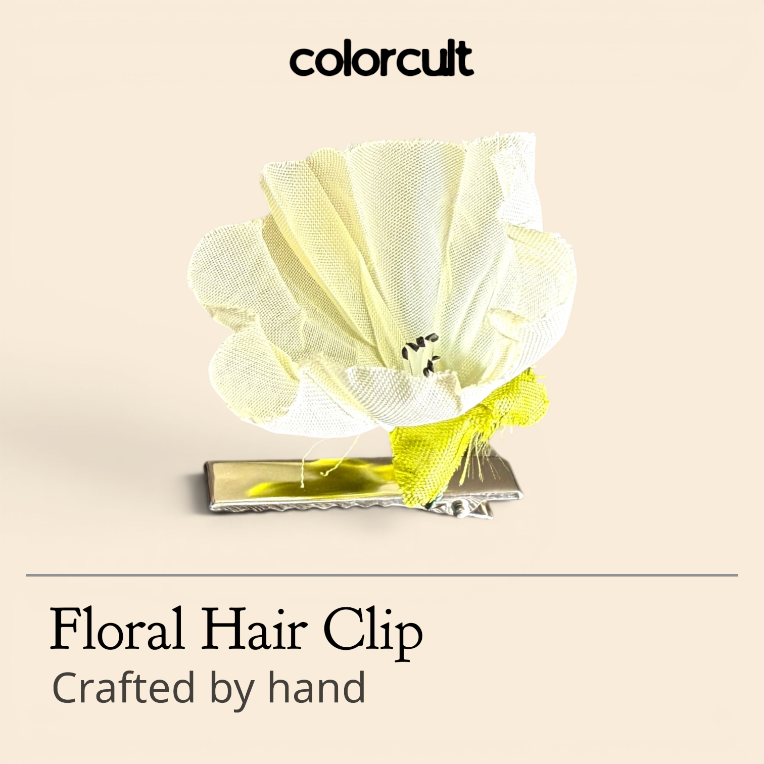 Morning Glory Hair Clip