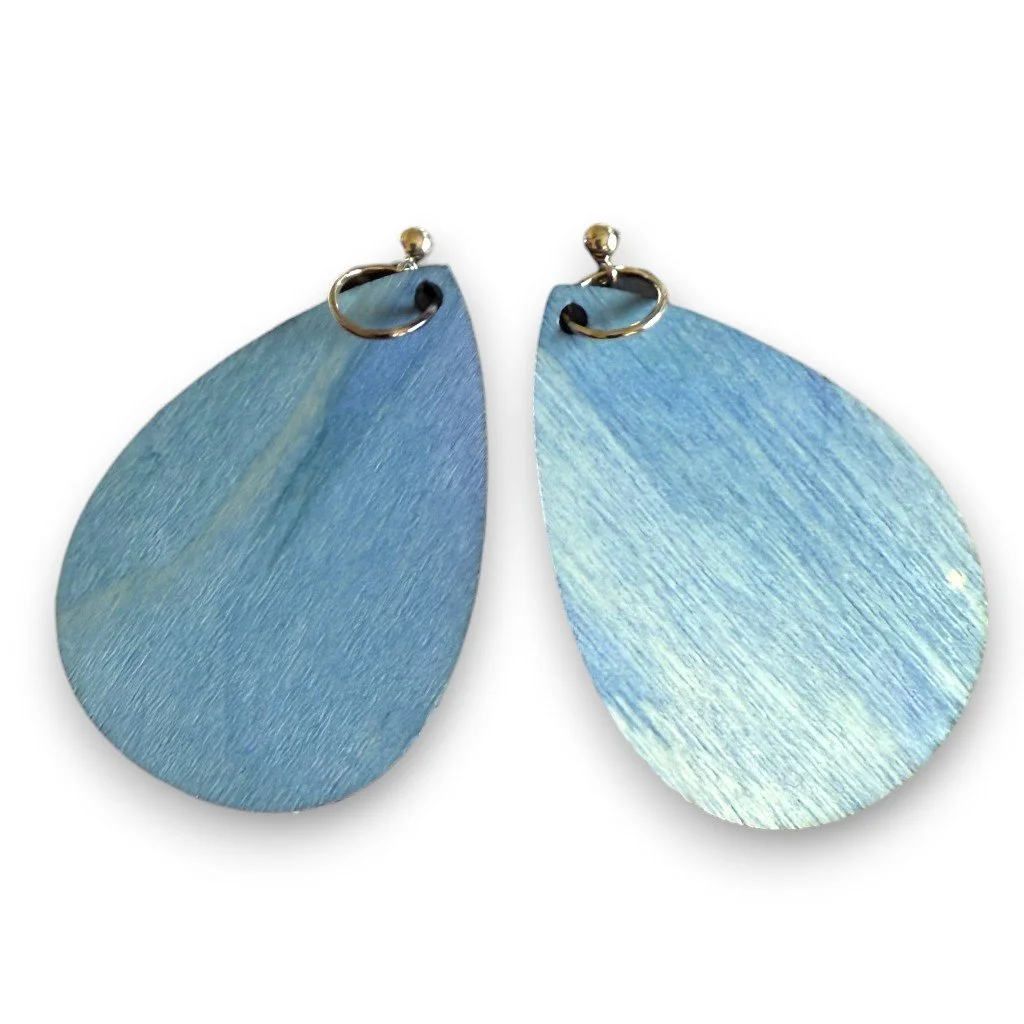 Clear Skies Teardrop Earrings by Color Cult