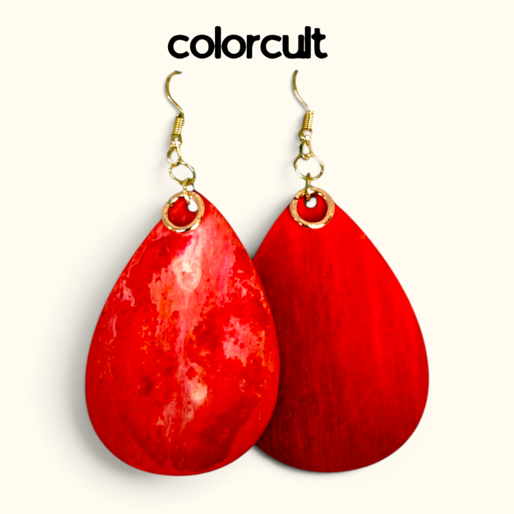 Inferno Teardrop Earrings
