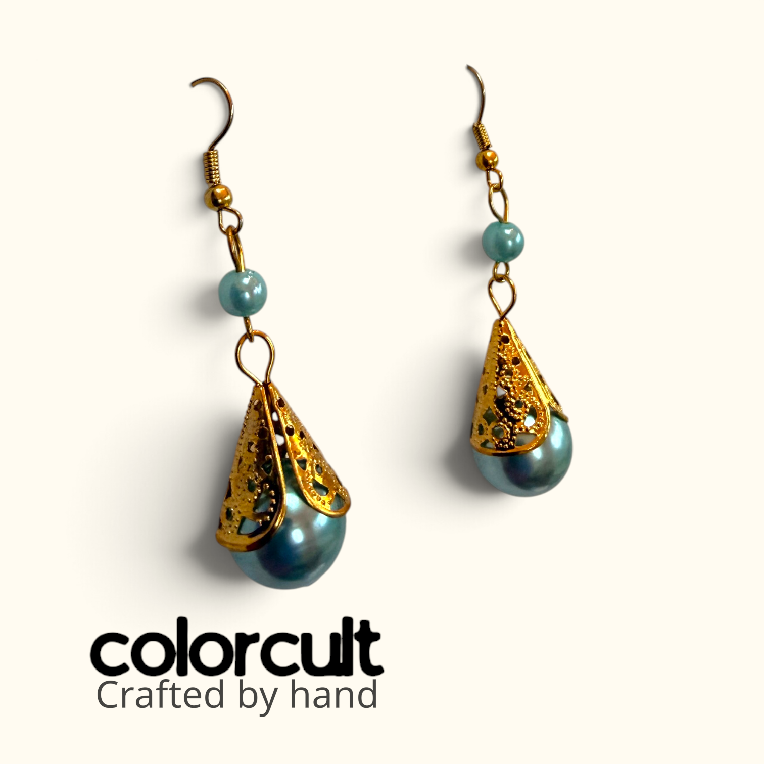 Seafoam Pearl & Filigree Bell Earrings (3).png