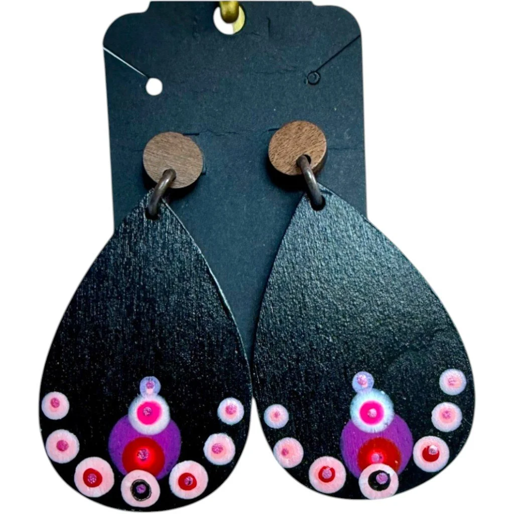 Celebrate Mandala Teardrop Earrings by Color Cult