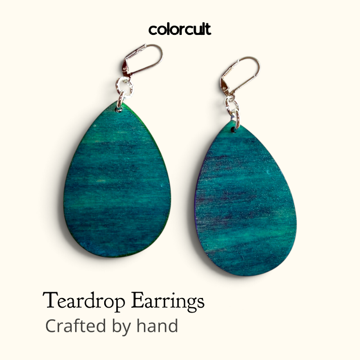 Silver Seas Teardrop Earrings