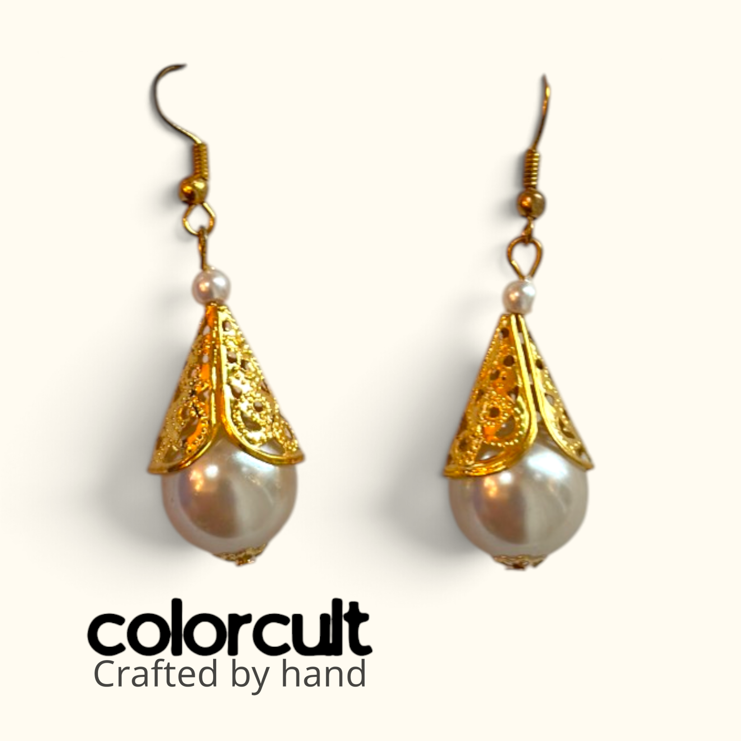 Classic Filigree Pearl Drop Earrings
