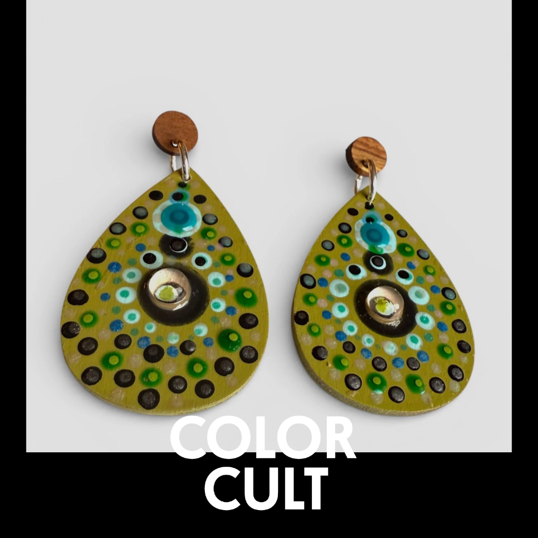 Harmony Teardrop Earrings by Color Cult