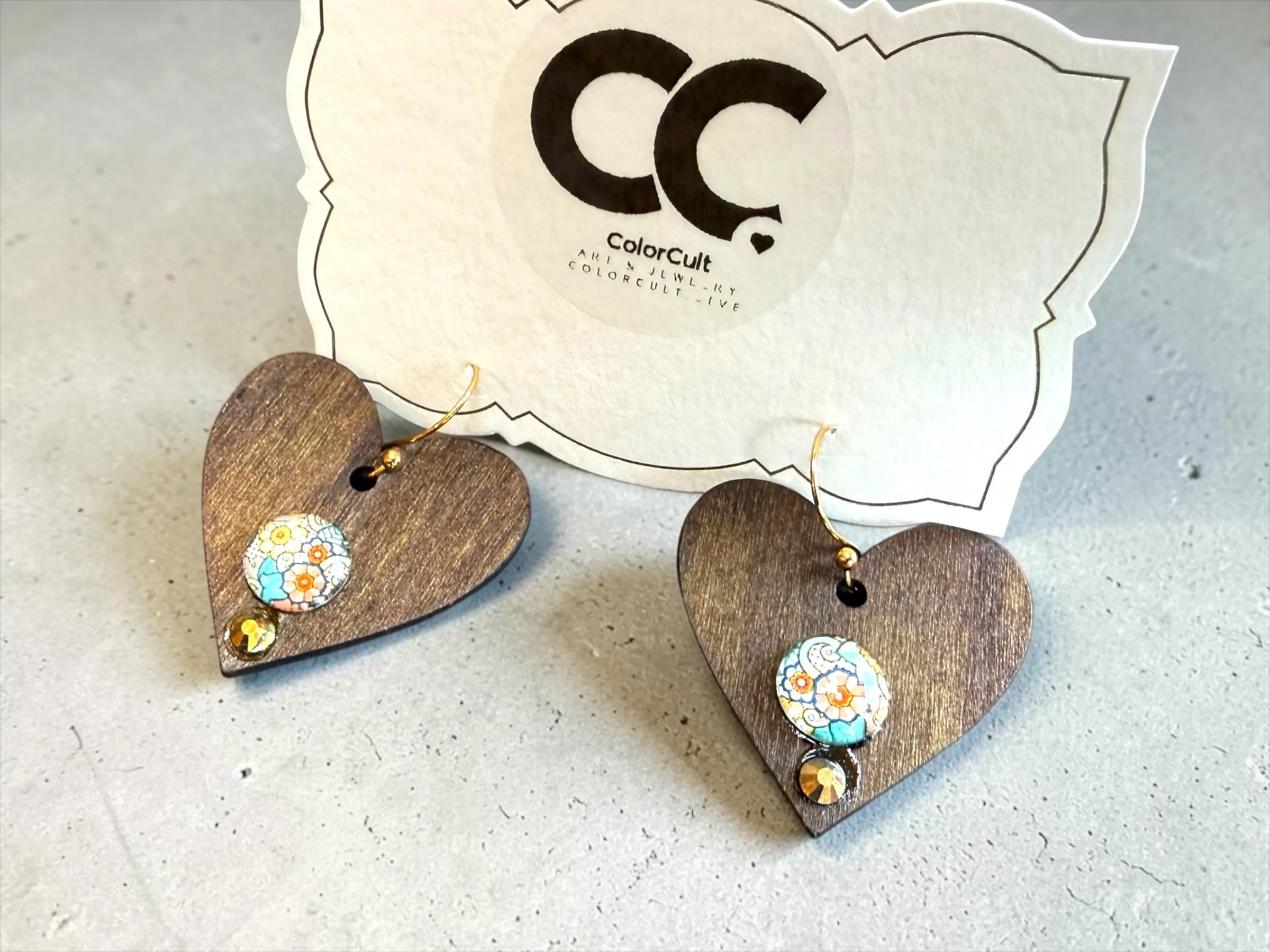 Embellished Rustic Heart Earrings (5).JPG