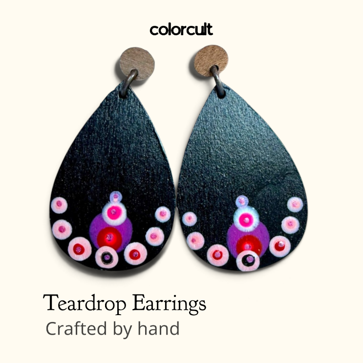 Celebrate Mandala Teardrop Earrings