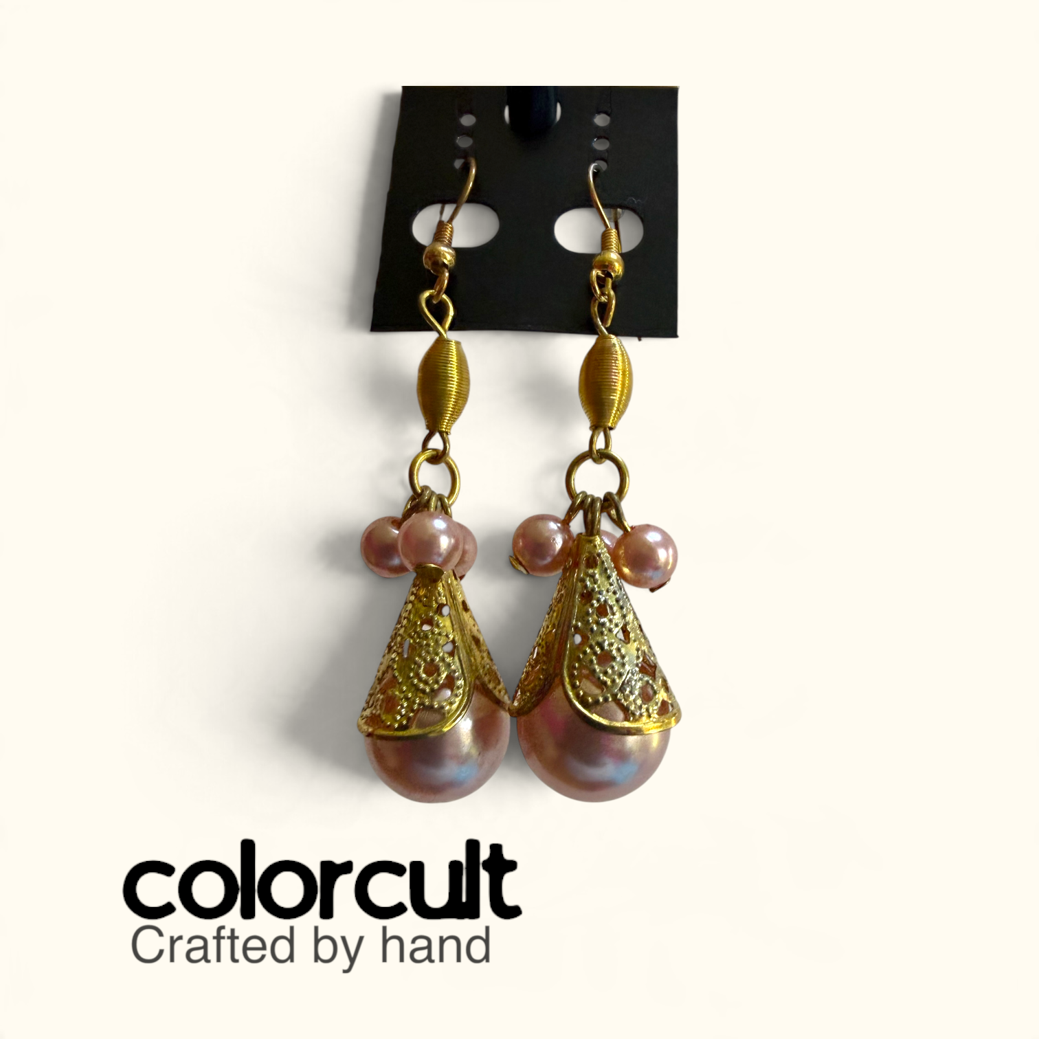 Blush Pearl & Filigree Bell Drop Earrings (4).PNG
