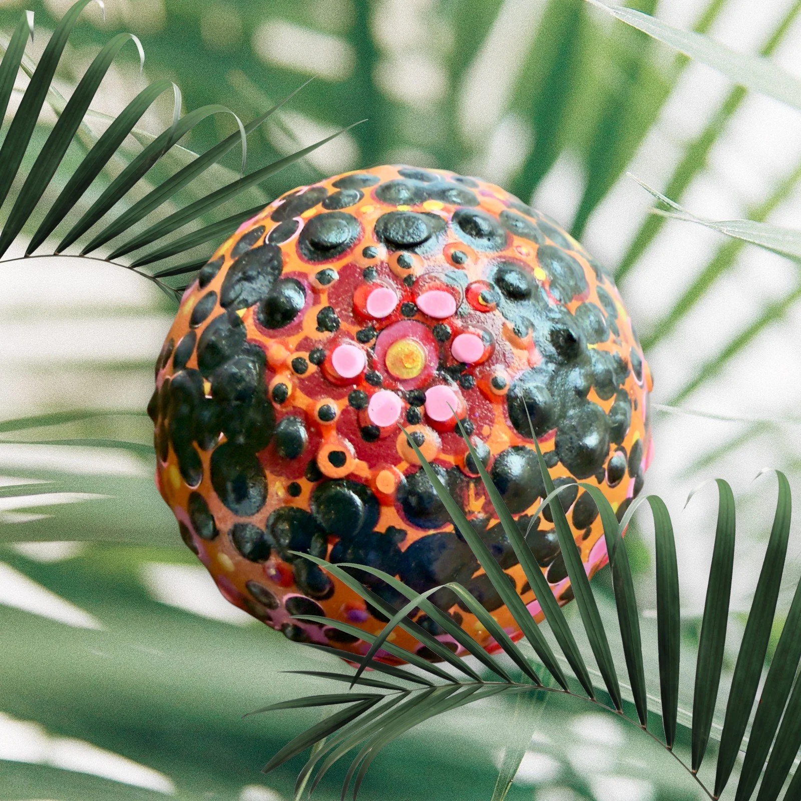 Mandala Stone - Little Globe #18