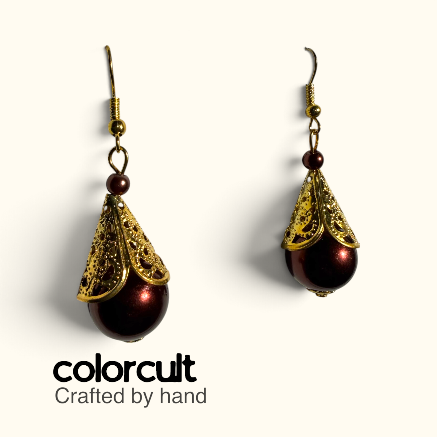 Chocolate Pearl & Filigree Bell Earrings (1).PNG