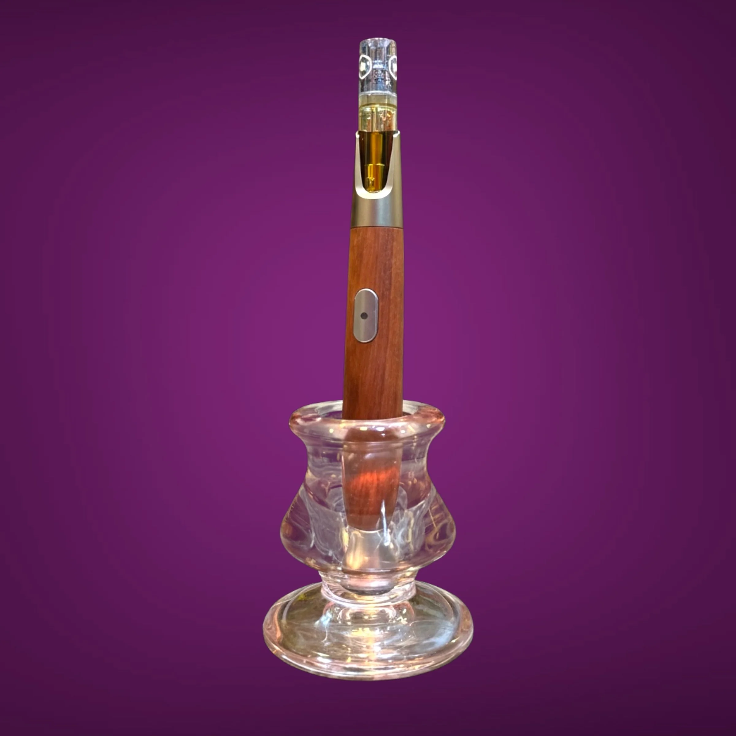 Sandalwood Buddy System: Battery + Parisian Pink Holder