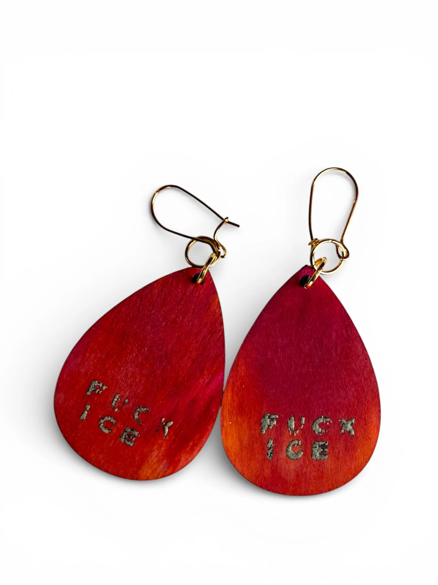 Activist Teardrops 3 Earrings by Color Cult