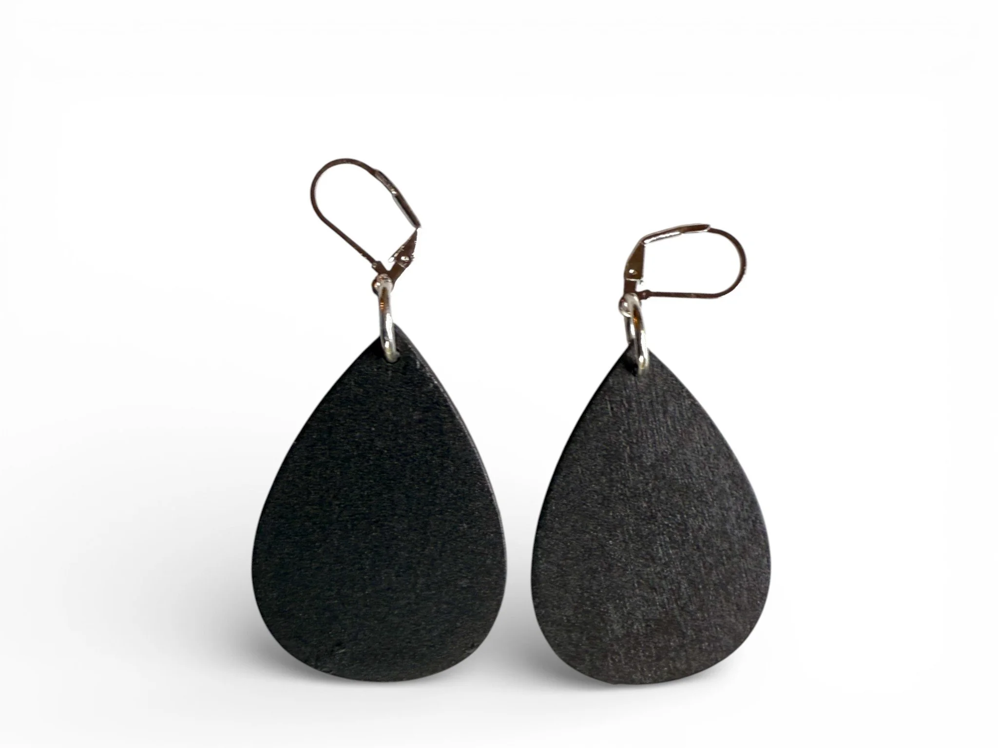Boho Black Dress Teardrop Earrings by Color Cult