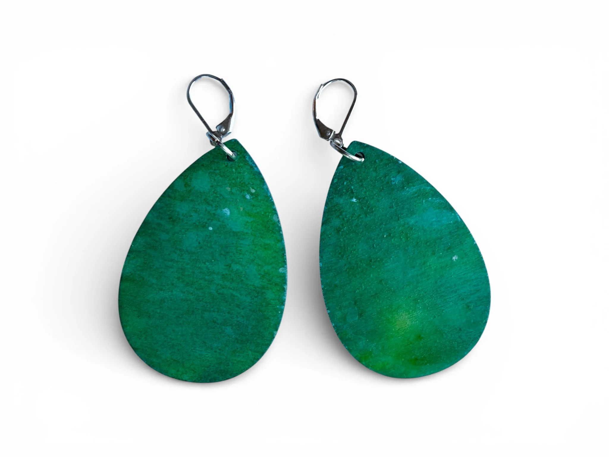 Verdant Teardrop Earrings by Color Cult