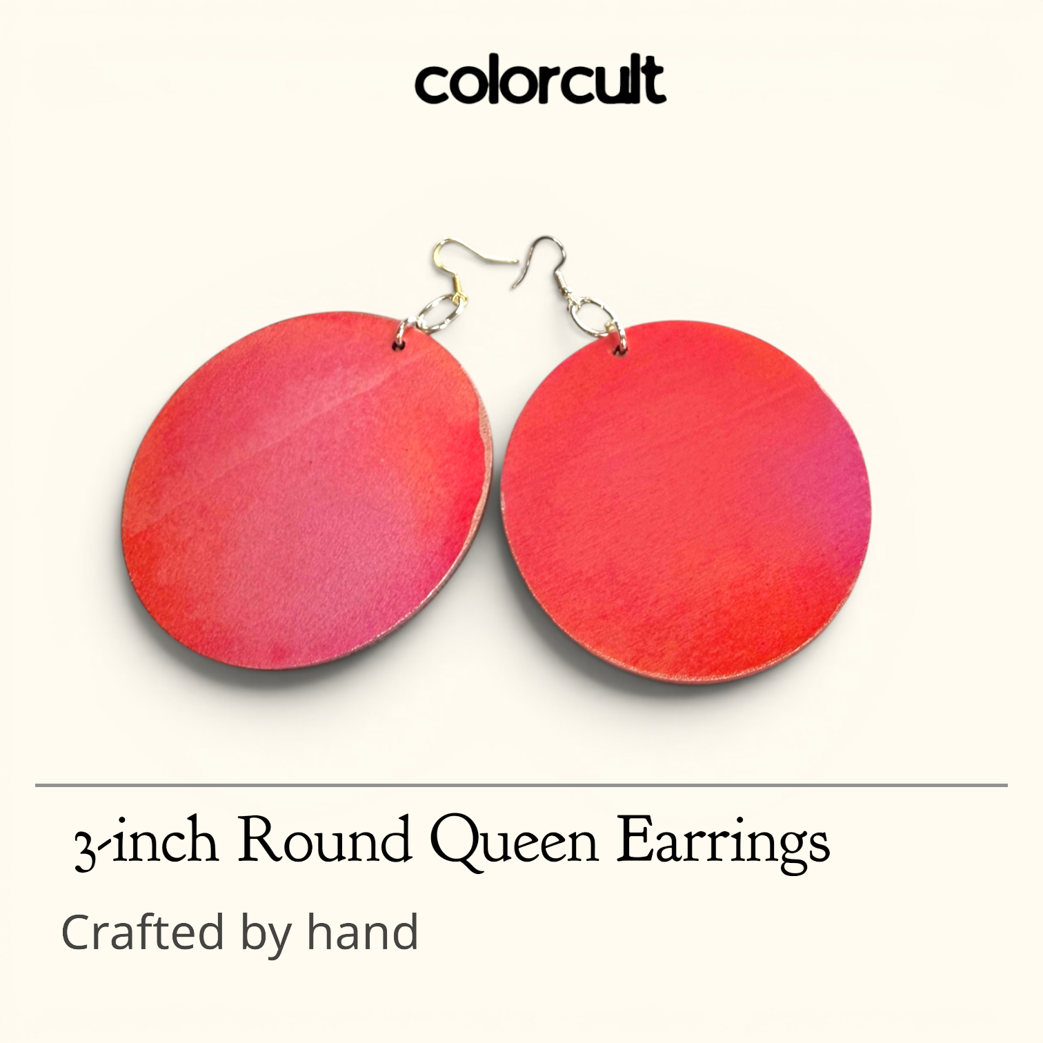 Melon Queen Round Earrings