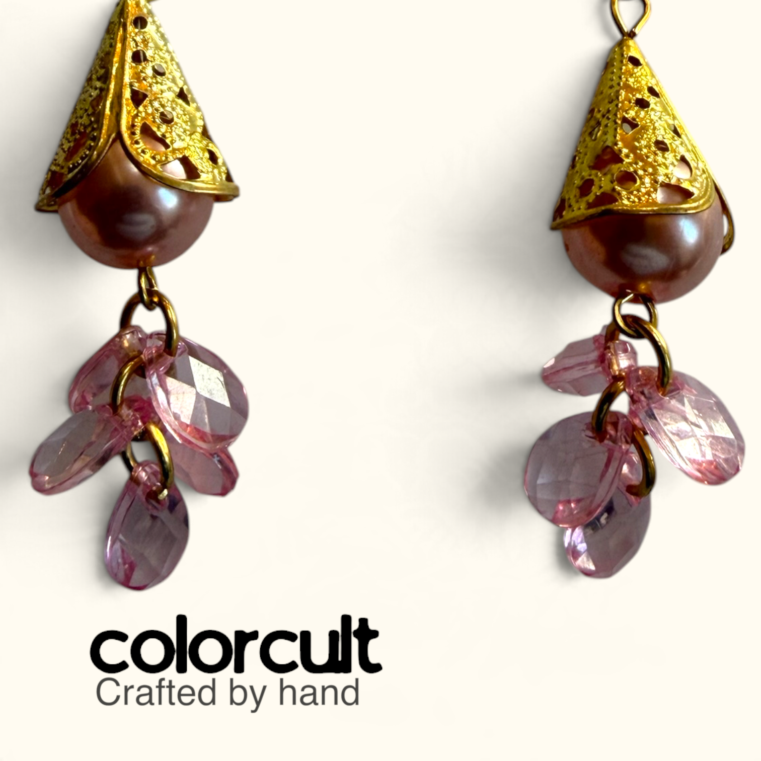 Gilded Mocha Pearl & Pink Petal Crystal Dangles (2).PNG